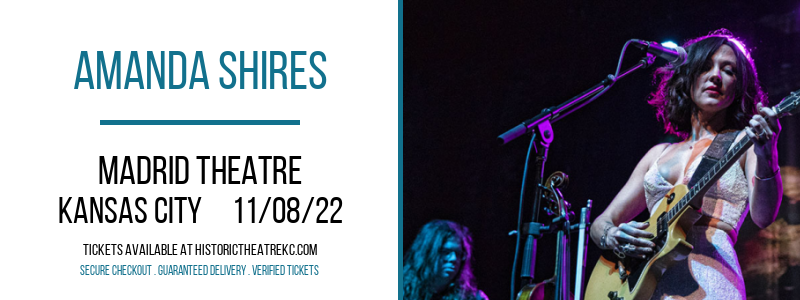 Amanda Shires at Madrid Theatre tickets Amanda Shires at Madrid Theatre