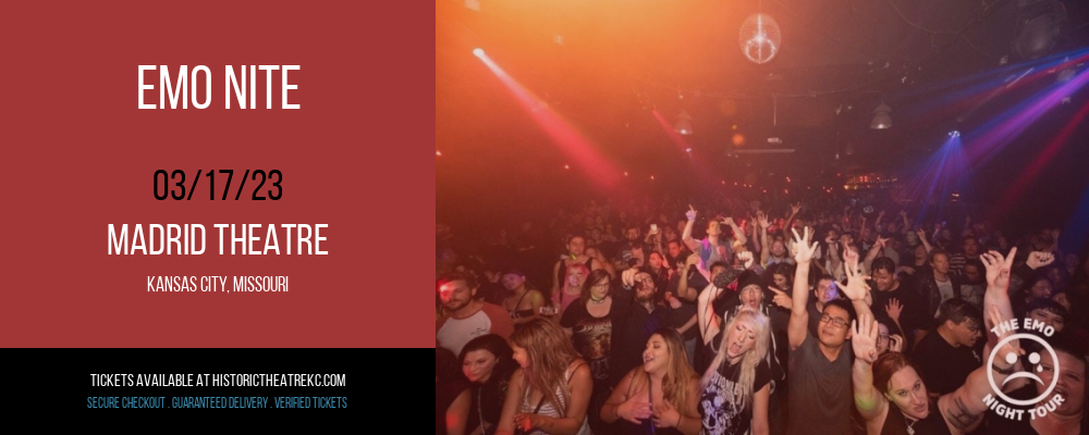 Emo Nite at Madrid Theatre tickets Emo Nite at Madrid Theatre