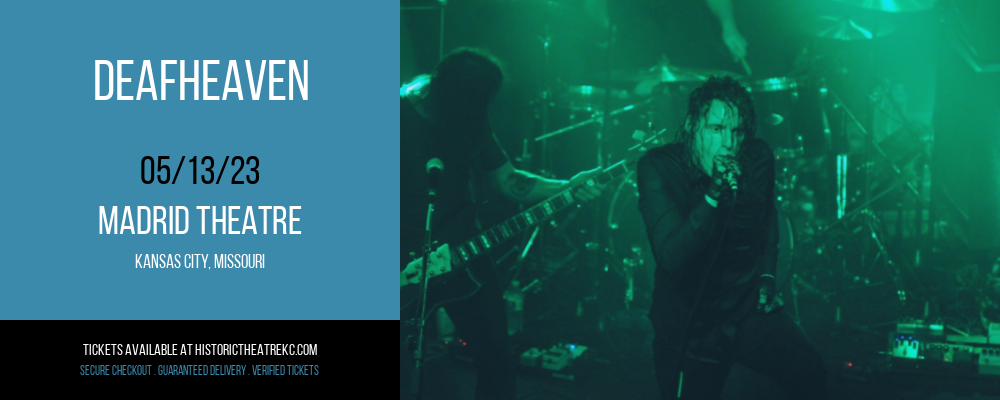 Deafheaven at Madrid Theatre tickets Deafheaven at Madrid Theatre