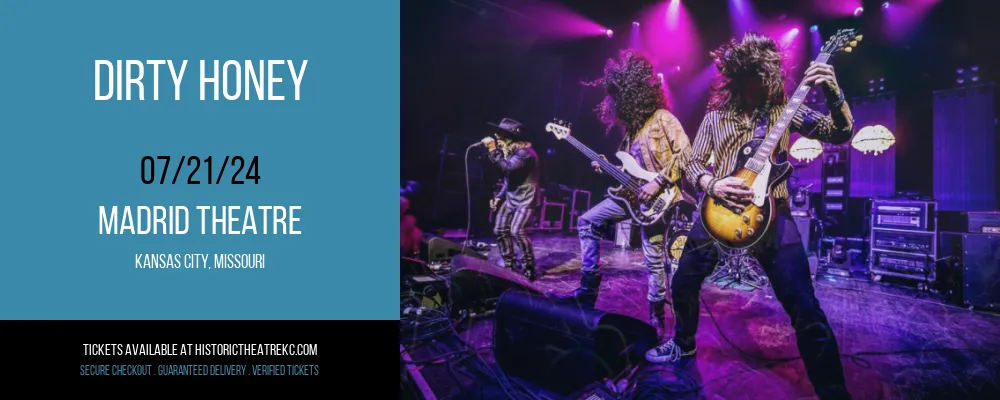 Dirty Honey at Madrid Theatre